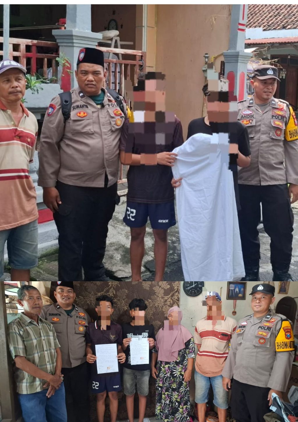 Viral Video Pocong di Lamongan Ternyata Ulah Dua Pelajar Iseng, Polisi Lakukan Pembinaan