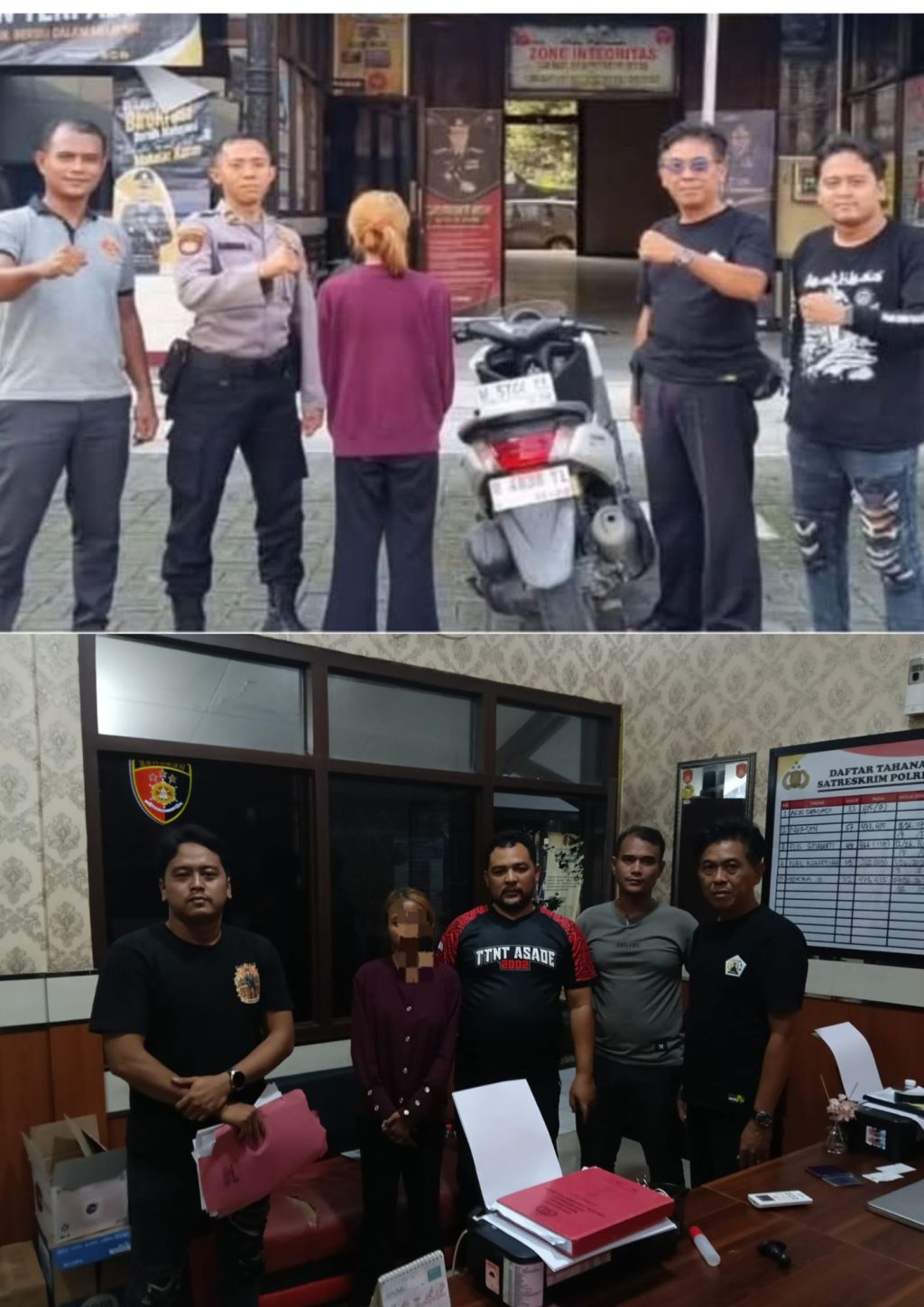 Modus Kencan Berujung Penggelapan Motor, Wanita Ditangkap